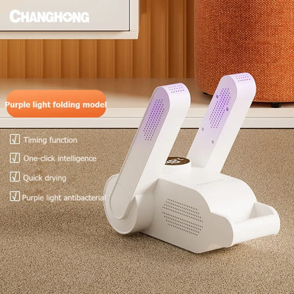 Shoe Dryer/ Heater / Deodorizer/ Dehumidifier. Portable Smart Electric Shoe Drying  Machine.